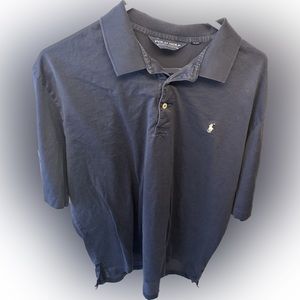 Polo Golf by Ralph Lauren polo shirt with Hanover Country Club logo on sleeve.